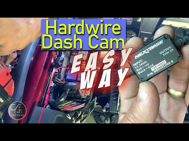How to HARDWIRE your Dash Cam Nextbase Kit EASY WAY