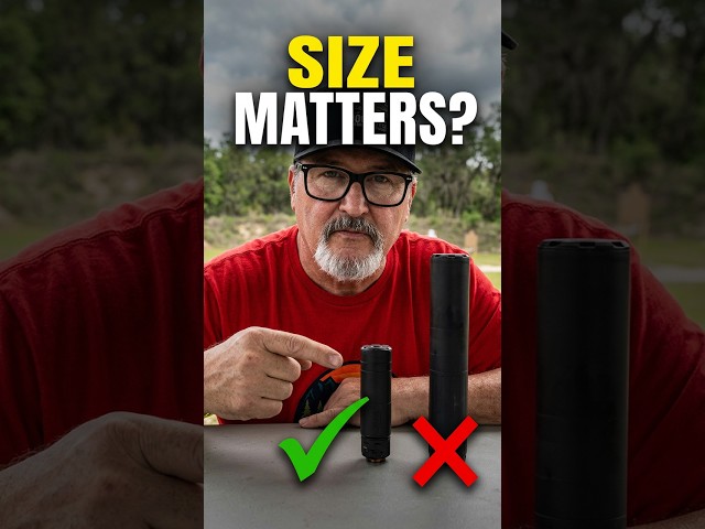 How quiet is a small suppressor? #suppressor #firearms #outdoors #shorts