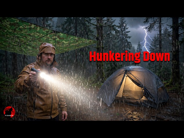 Striking Storms - Heavy Rain Camping in the Mountains