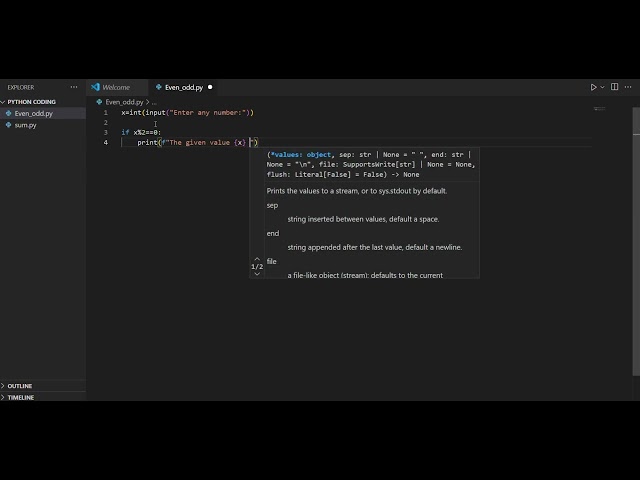 Ep-2 How to find if a number is Even or Odd in Python