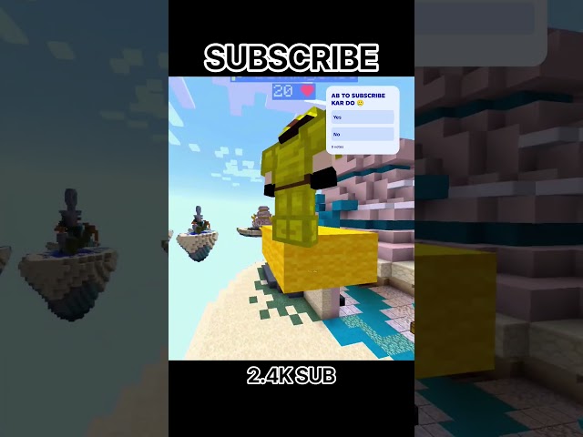 minecraft bedwars replay view clutch #minecraft #dkgamerz53