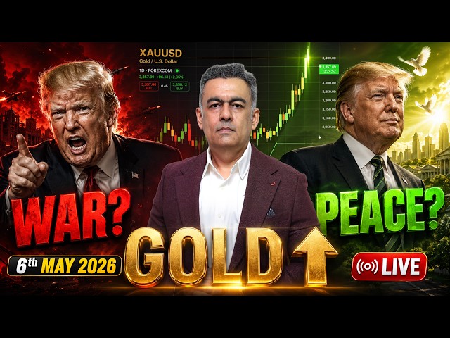 Gold Breakout Explained - War or Peace? XAUUSD Live Analysis May 6 2026 (Full Replay)