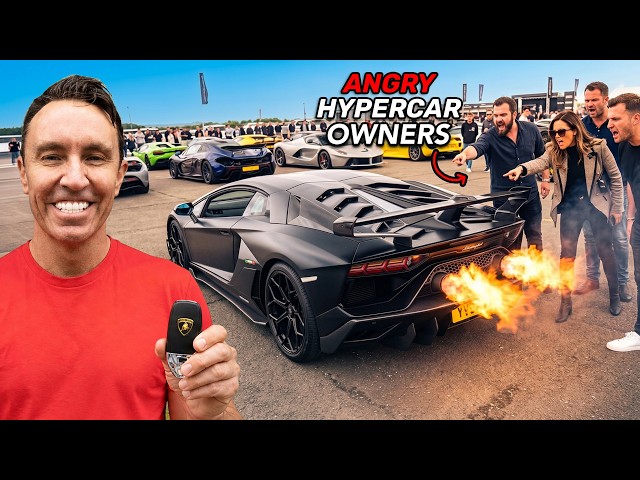 SNEAKING INTO A BILLIONAIRE HYPERCAR CLUB WITH MY SUPERCAR