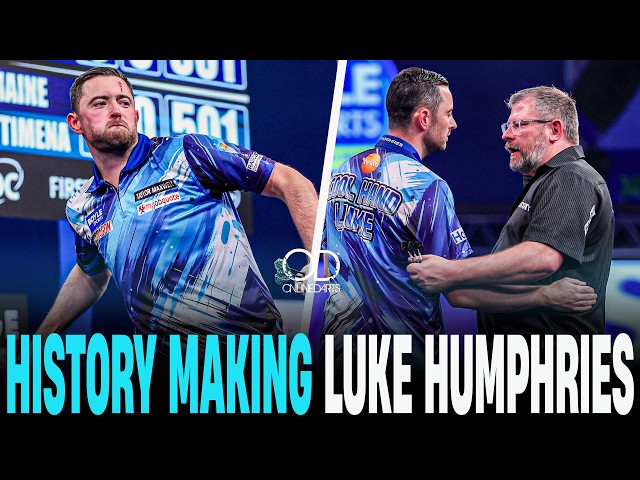 "James didn't like it" HISTORY making Luke Humphries explains James Wade's issue with the crowd