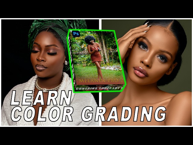 How to Get Perfect Skin Tones in Photoshop Fast! (Melanin Pro 2 LUTs)