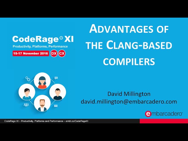 Advantages of the Clang compilers with David Millington - CodeRageXI
