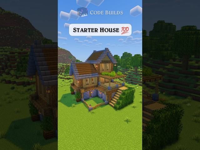 Minecraft Easy Survival House for Build 🏠 #minecraft #builds