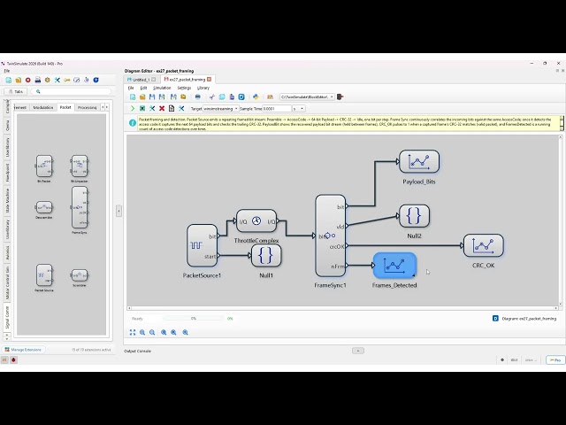 Packet Framing & Detection in TwinSimulate | Access Code, Payload Recovery & CRC-32
