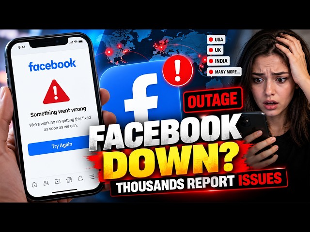 Facebook DOWN? Thousands Report Major Outage | What’s Happening Right Now