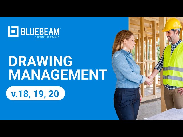 Revu 2018 Getting Started: Drawing Management