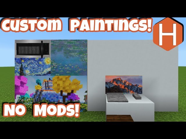 How to Make Custom Paintings in Minecraft without Mods! 1.14
