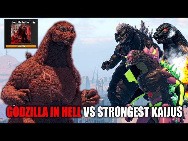Kaiju Alpha NEW Godzilla in Hell Vs STRONGEST Kaijus in the Game!