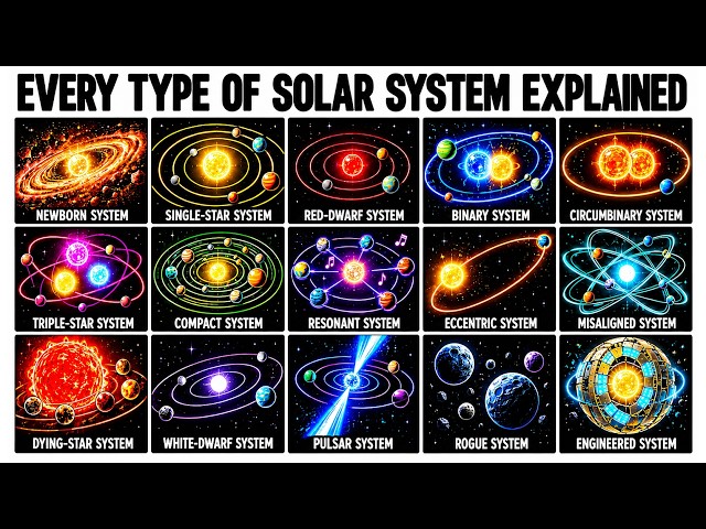 Every Type Of Solar System Explained in 13 Minutes