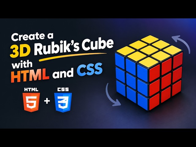 Create a 3D Rubik’s Cube with HTML and CSS