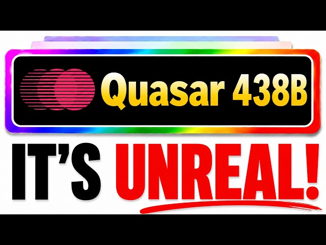 NEW Quasar 438B AI Model is WILD!