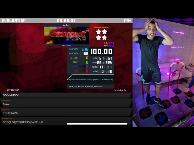 VerTex^2 100% QUAD FFC!!! 113/113 ALL ITG EXPERT OFFICIALS 100%!! [ITG]