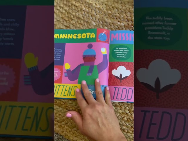 MINNESOTA | 50 STATES IN 50 WORDS | FUN FACTS FOR KIDS! | #learning #shorts #kids #readaloud