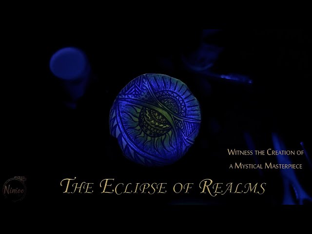 Creating Eclipse of Realms | Unique Circular Art from Echoes of Gold