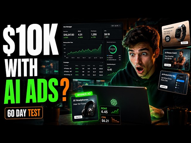 I Tried Making $10K With AI Ads in 60 Days… Here’s the Blueprint