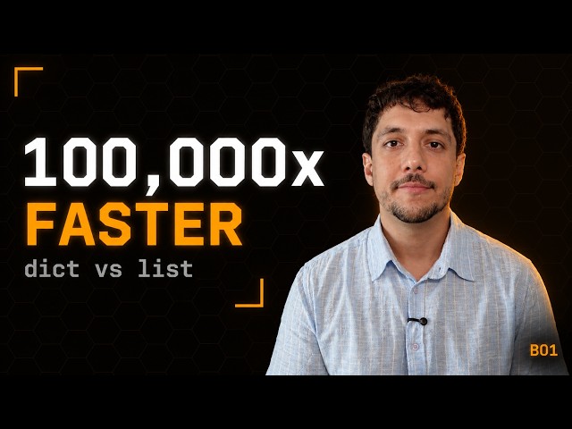 100,000x Faster Than a List (Python Dictionaries Explained)