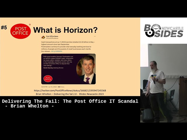 Delivering The Fail: The Post Office IT Scandal - Brian Whelton