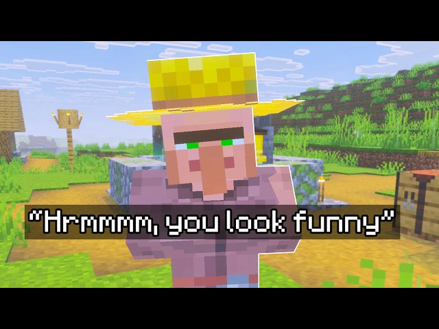 This Minecraft Add-On Adds Talking VILLAGERS?!