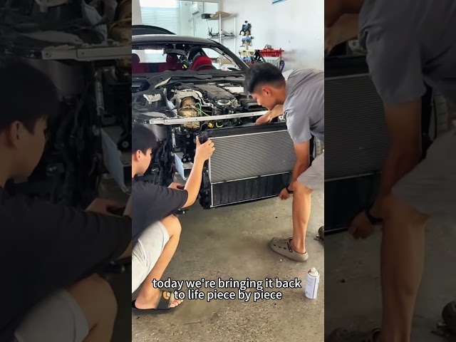 From Wreck to Reborn: AMG CLE53 #carrestoration #autofahrt #automobile