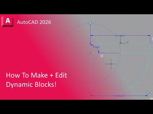 How To Create DYNAMIC Blocks In AutoCAD!