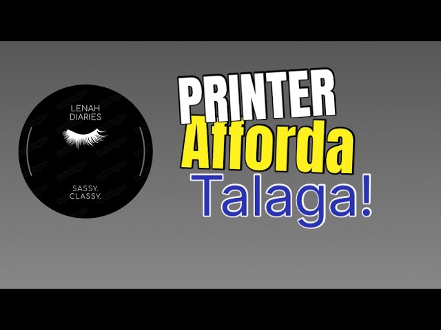 Unboxing Canon Printer | Lenah Diaries