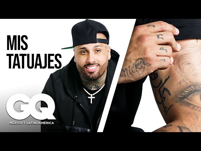 Nicky Jam nos explica el significado de sus tatuajes | Tattoo Tour |  GQ México y Latinoamérica