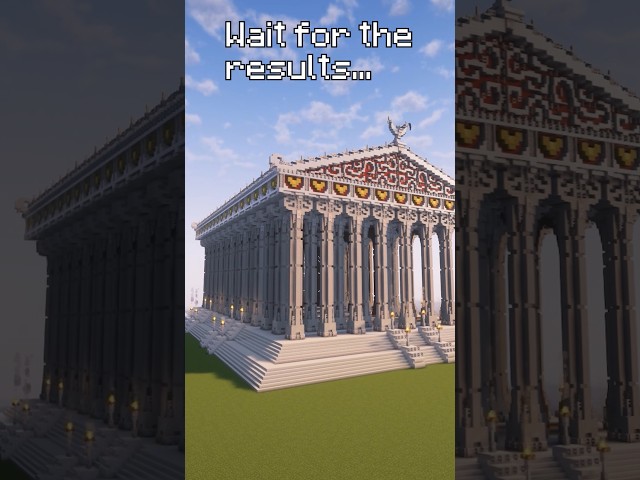 🔥Mega City In Minecraft🏛 #minecraft #minecraftbuilds #minecraftshorts #minecraftbuilding