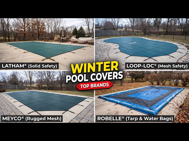 6 Best Winter Pool Covers 2026! Safety Cover Vs Tarp