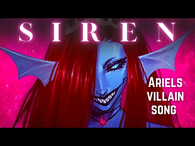 ARIELS VILLAIN SONG - Siren | ANIMATIC | Original song by Lydia the Bard and @tonyhalliwellmusic