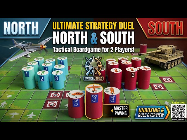 North&South boardgame - How To Play