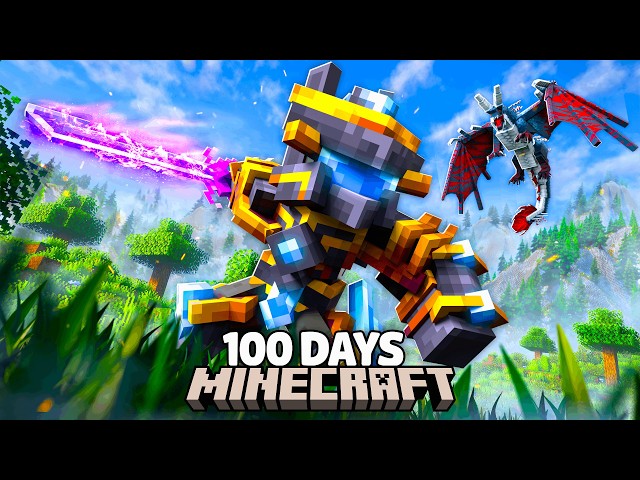 I Survived 100 Days as an INFINITY KNIGHT in DRAGONFYRE RPG...
