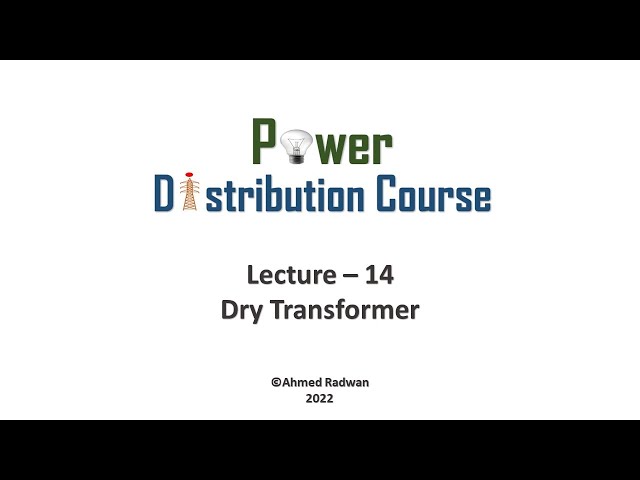 Power Distribution 14 Dry Transformer