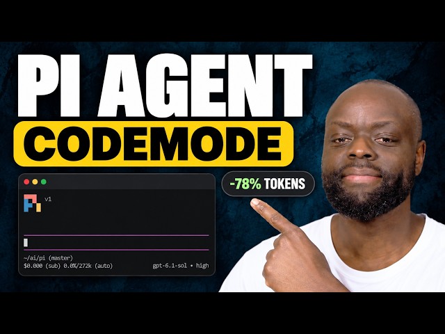 Pi Agent CodeMode Just Dropped... Lets it!