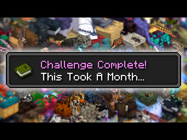 I Completed All 106 Advancements In Alex’s Mobs