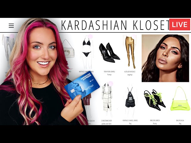 I Shopped Kim Kardashian’s Closet for YOU 🔴 LIVE STREAM 🔴