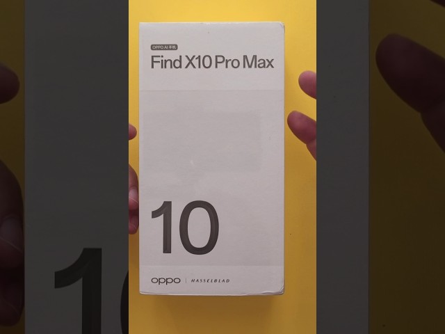 OPPO Find X10 Pro Max Unboxing (Triple 200MP)