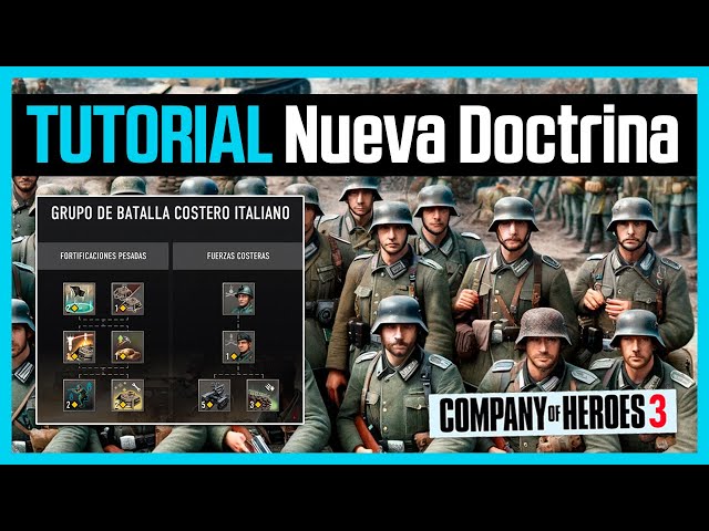 TUTORIAL: Italian Coastal Battlegroup in COMPANY OF HEROES 3