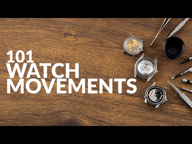 WATCH MOVEMENTS explained in 3 minutes! | Manual, Automatic & Quartz Movements