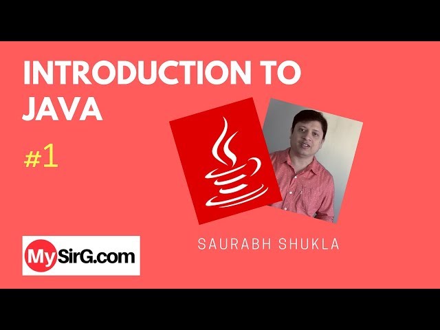 Lecture 1 Introduction to JAVA Hindi