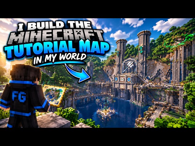 I spent hours building the Minecraft tutorial map