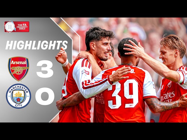 GLORY for Arsenal in Cardiff 🏆 | Arsenal (3-0) Manchester City | FA Community Shield 2026