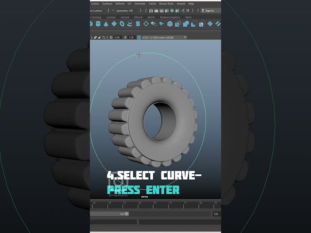 This Maya Tool Bends Anything 🤯🔥 | Wire Deformer #Shorts #3dcompositing #maya2026  #cgartist