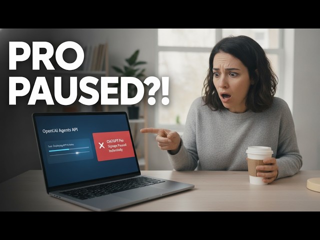 OpenAI’s Agents API is here — so why pause ChatGPT Pro?