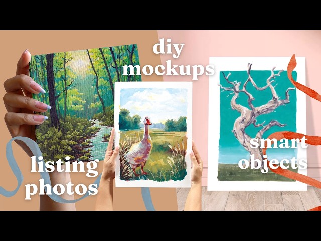 Easy, Pro Photos of Your Art · How To Make Your Own Mockups and Listing Photos for Art Prints
