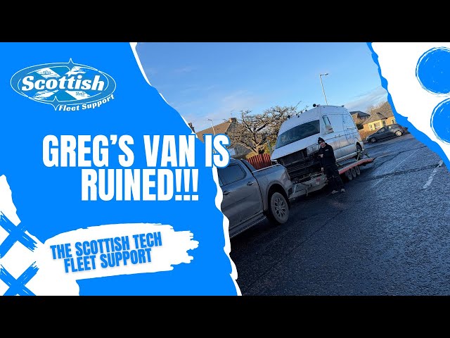 Recovering Our OWN Van After a Collision | Falkirk Breakdown Recovery