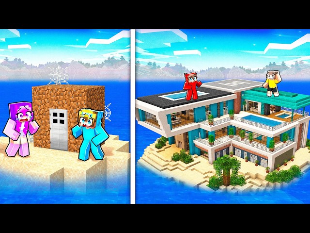 NOOB vs PRO Island House Competition!